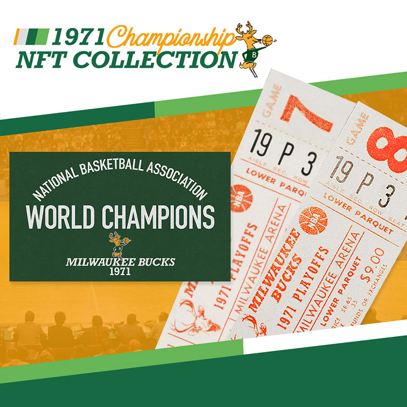 Milwaukee Bucks 1971 Champtionship Collection NFT